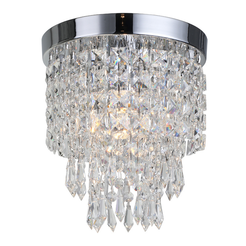 Modern crystal indoor decoration for bedroom hotel lobby pendant ceiling Light