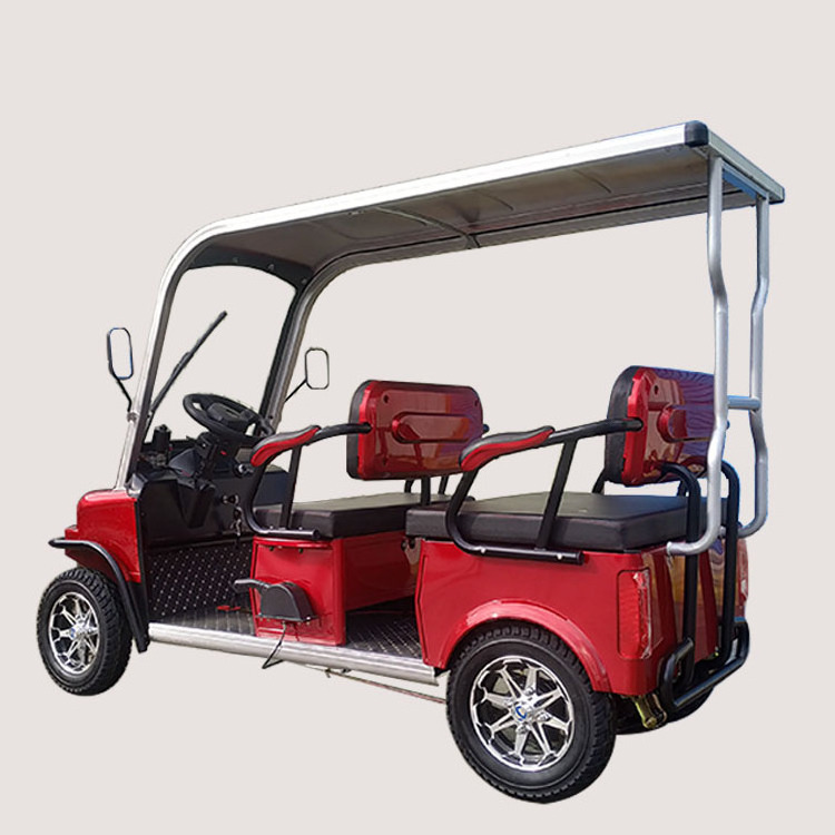 golf cart light used and rear seat 4 wheel drive electric golf cart for sale