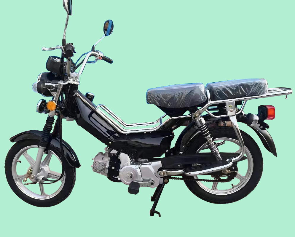 Cheapest Chinese New Style Big Pedal Motorcycles 49cc 110cc Automatic Moped Motorbike Made In China For Sale