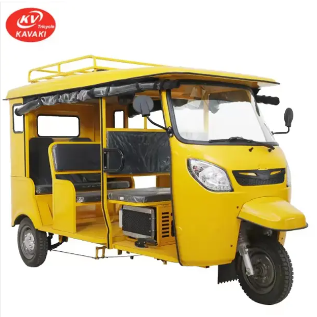 Hot Selling Africa Motorized New Tricycles Tuk Tuk Nigeria Moto Taxi 200cc 3 Wheel Passenger  Motorized Electric Tricycles