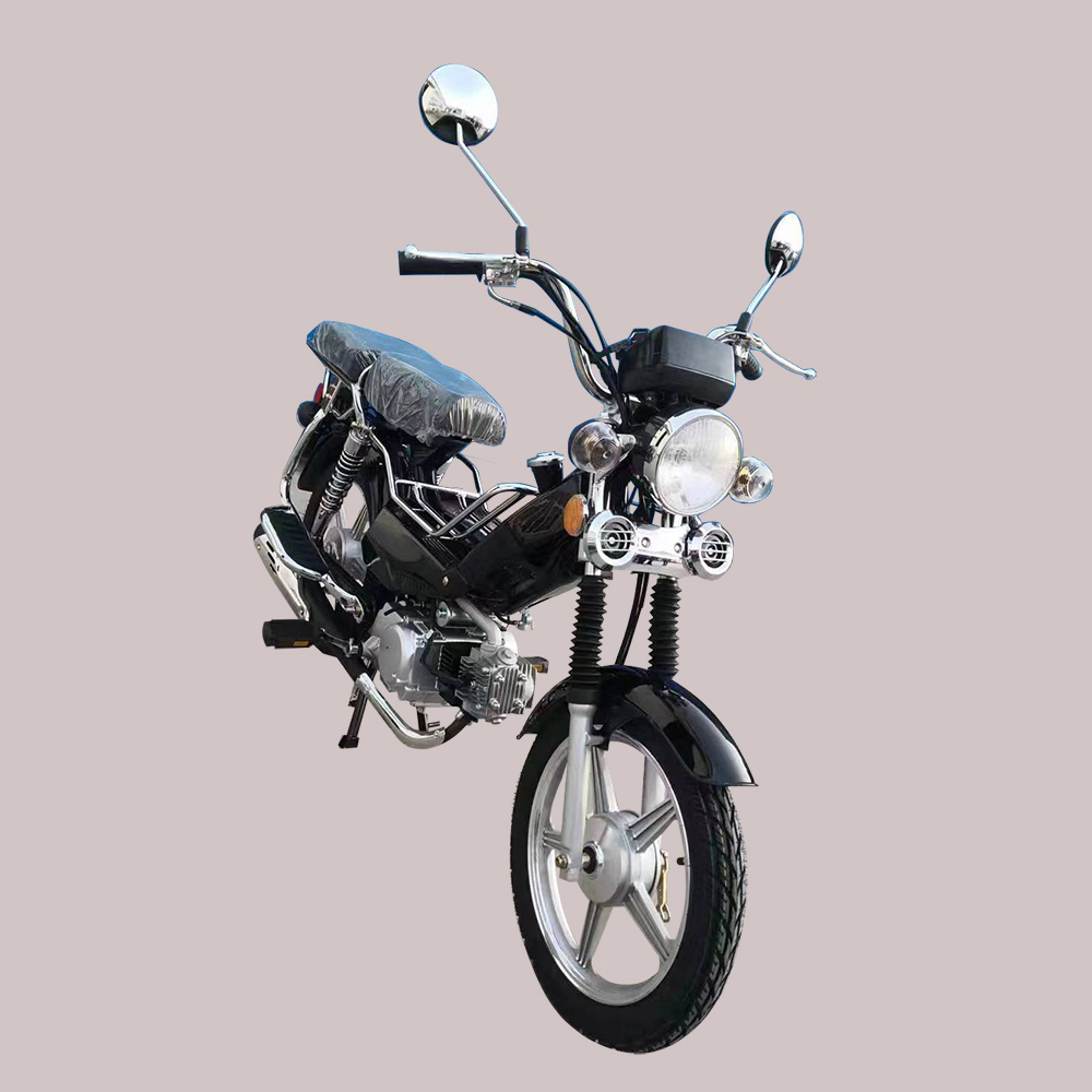 Moped Bicycle 110cc Pedal Motorcycle Mini Bike Gas Moped Petrol Engine Electric Scooter Bicycle