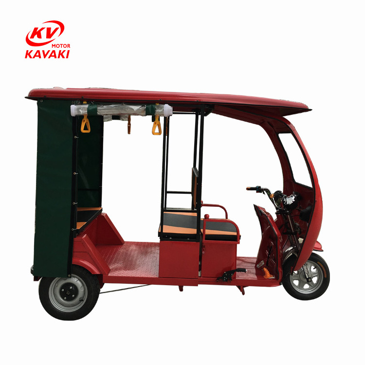 Energy diesel solar auto  electric rickshaw 60V battery  motor 1000W passenger tricycles for sale