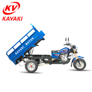 Wholesale 3 wheels Motorcycle 150cc Gasoline Motor Tricycles Load 600kgs Gas Fueled Cargo Tricycle