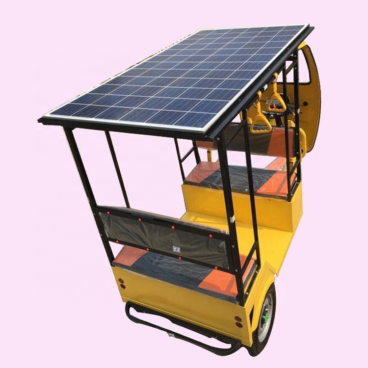 Energy solar  electric  drive e pedicab rickshaw  1500w electric rickshaw tuk tuk  tricycle for passenger