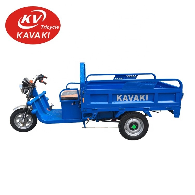 Hot selling large loading open cargo motor tricycle  with roof