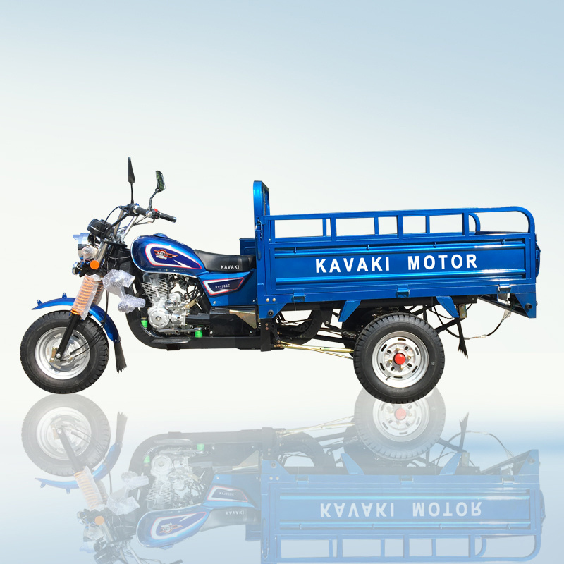 Wholesale 3 wheels Motorcycle 150cc Gasoline Motor Tricycles Load 600kgs Gas Fueled Cargo Tricycle