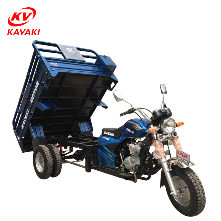 Hot selling motorcycle trike 200cc Ghana motor tricycle with booster (Model:KV200ZH-B)