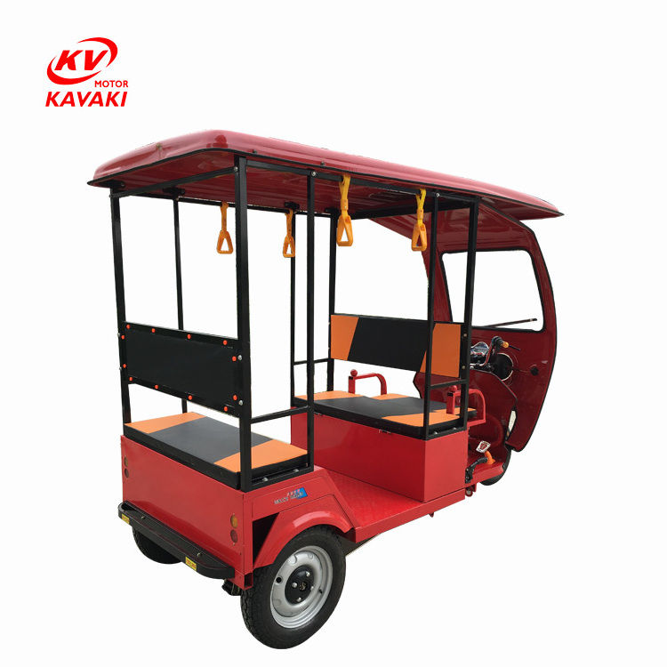 Energy diesel solar auto  electric rickshaw 60V battery  motor 1000W passenger tricycles for sale