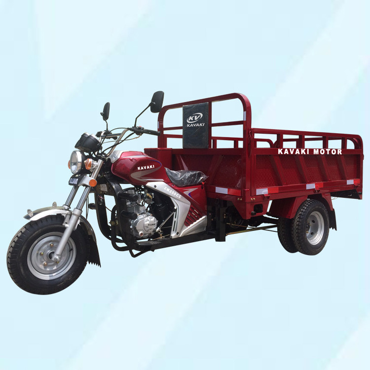 KAVAKI China Silver 200cc 5 wheel cargo moto tricycle motorcycles for sales