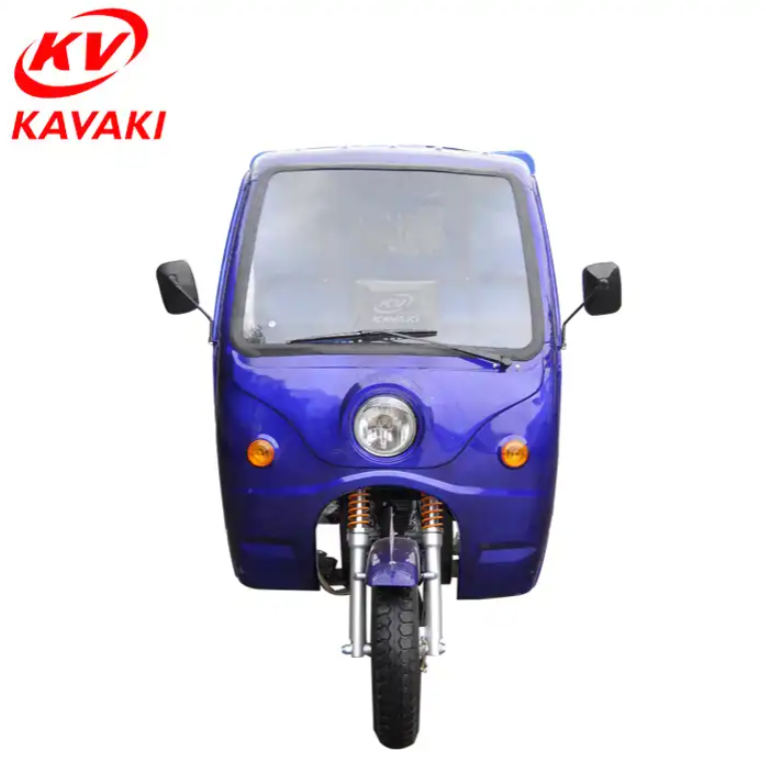 Kavaki Direct Sale 150cc 200cc 250cc Engine 1.8m 2.0m Cargo Box Super Kavaki Motor Gasoline 5 Wheel Trike/petrol Motor Tricycles