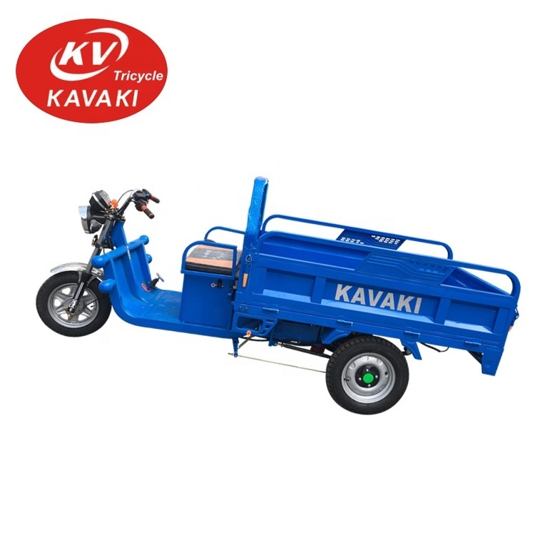 Hot selling large loading open cargo motor tricycle  with roof