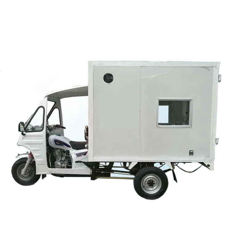 Hospital Electric Auxilium New Model Petrol Motor 150cc 200cc 250cc Passenger Ambulance 3 Wheel Tricycle For Sale