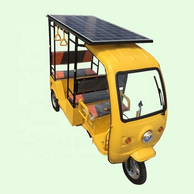 KAVAKI energy solar three wheel electric passenger tricycle for adults