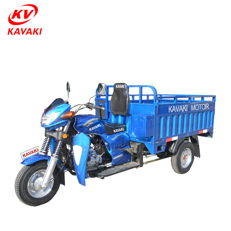 kavaki motos de carga a gasolina 150cc 200cc 250cc Gasoline three wheel Adult Tricycle Motorcycle Motorized Tricycles