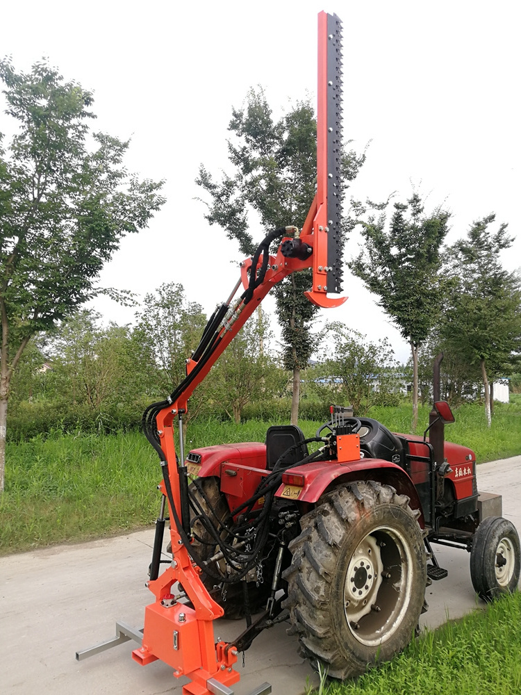 Tractor hedge cutter branches trimming machine pruner machine