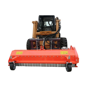 Mini Forestry Machinery Skid Steer Loader Attachments Flail Mower