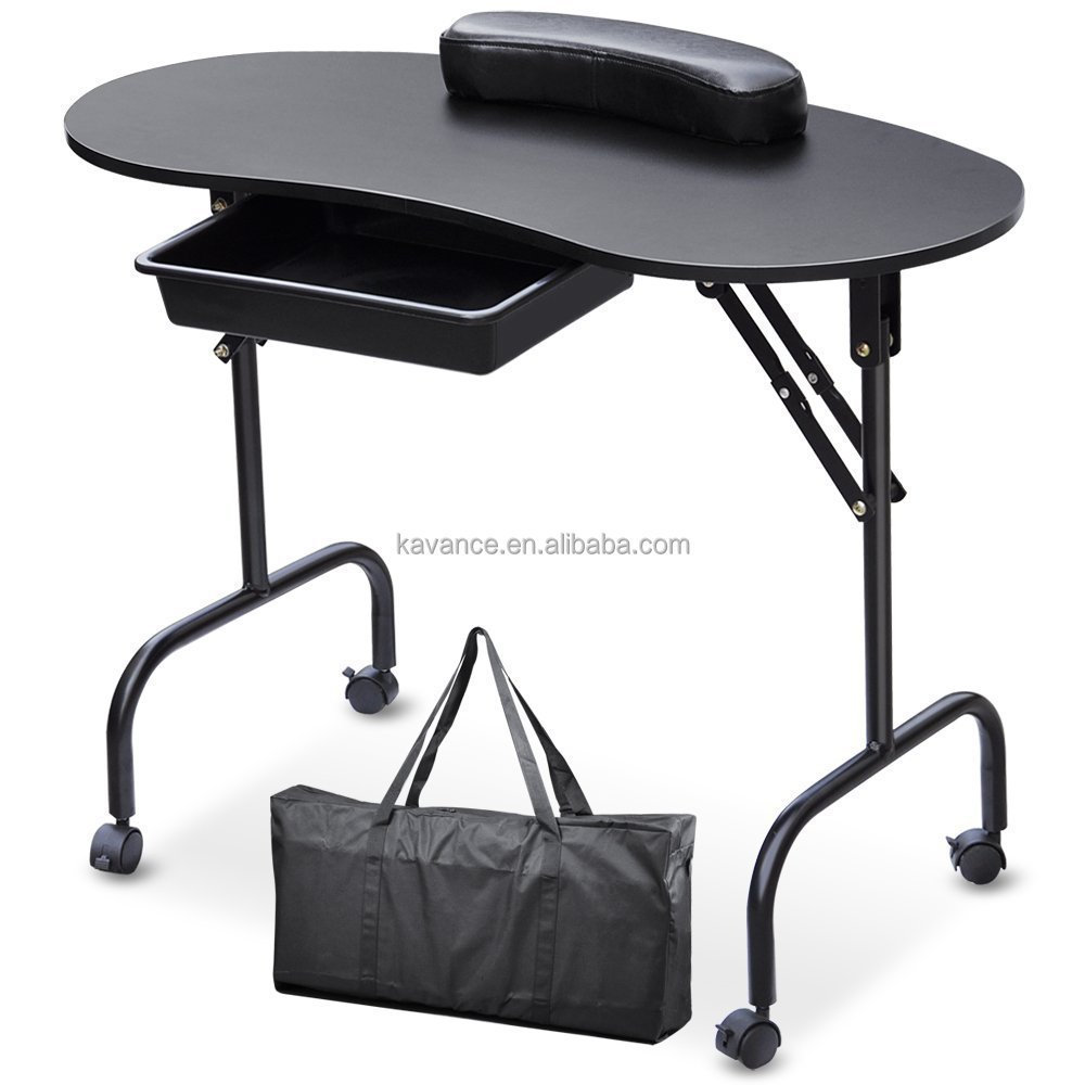 Portable Folding Manicure table Beauty Salon nail salon Movable Nail Desk