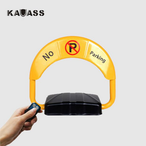 KAVASS yellow foldable lock car park lock remote Remote control parking space blocker