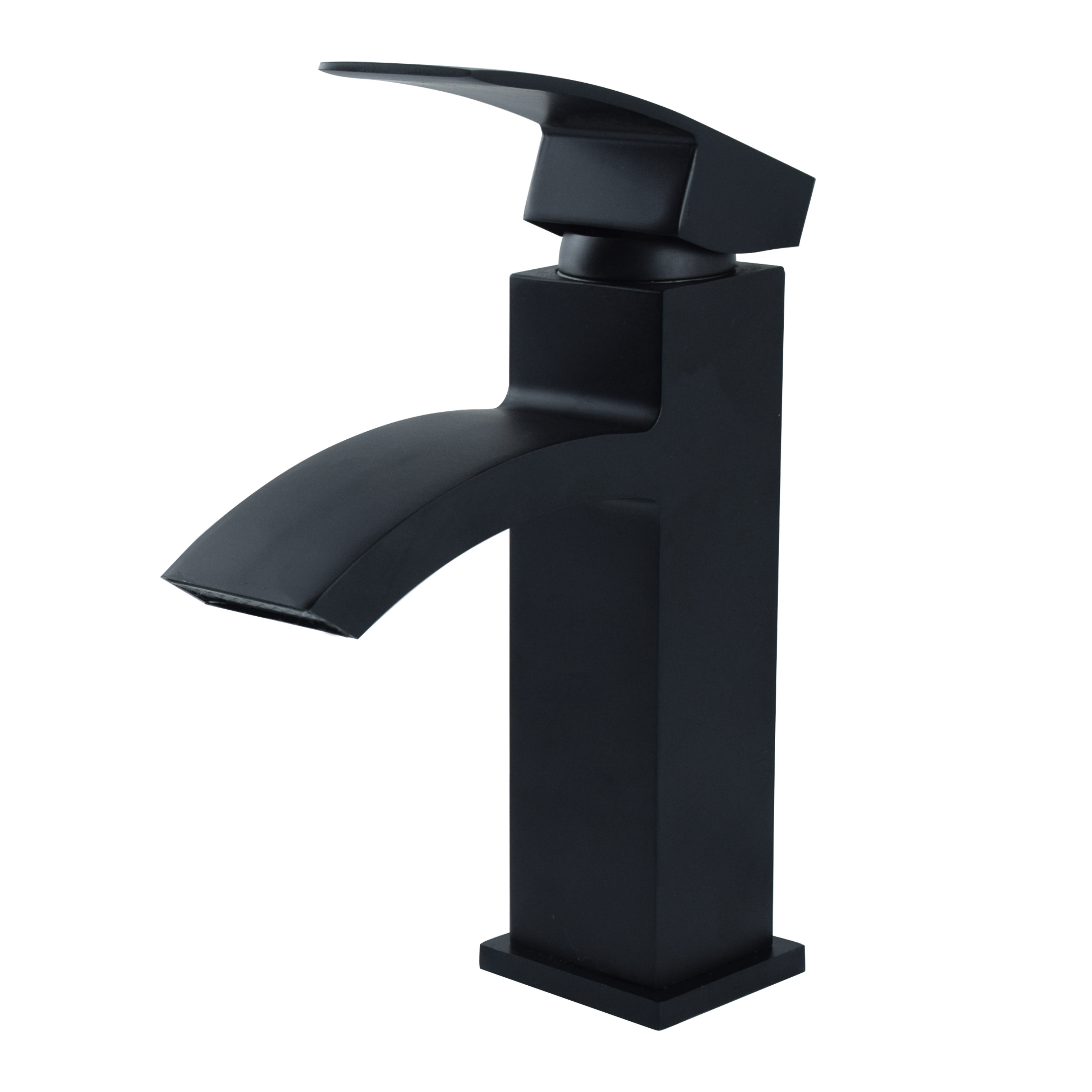 contemporary bathroom wash basin black faucet industrial