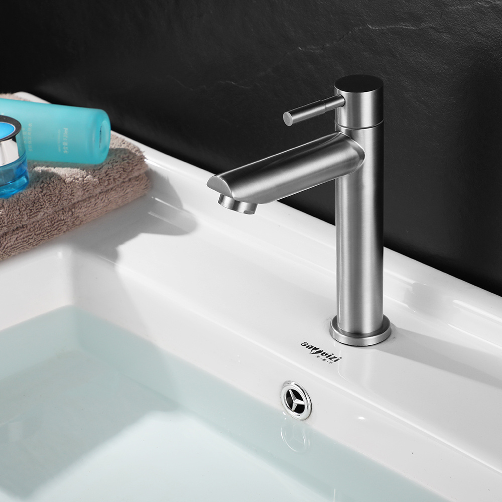 basin stainless steel lavatory faucet for washing hands