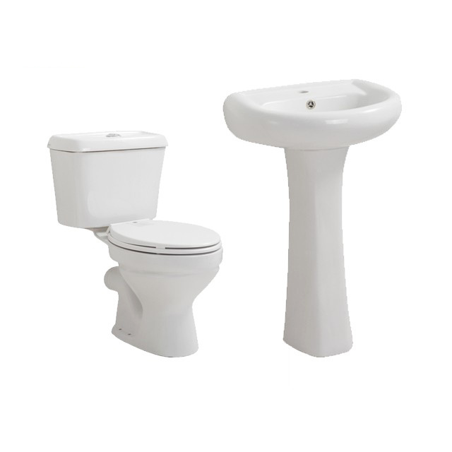 ceramic sanitary ware two piece closet african toilet