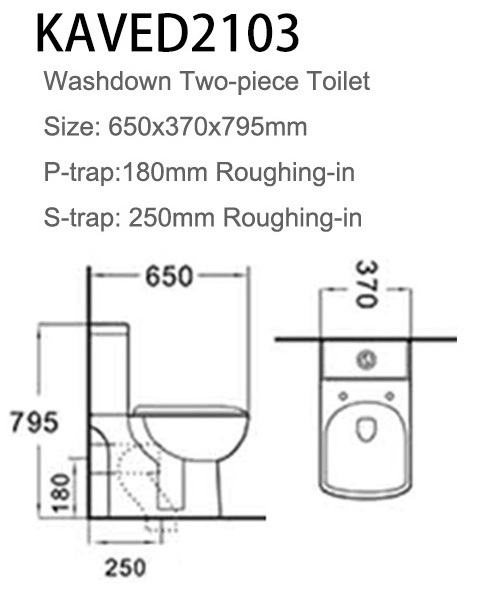 african two piece toilet ceramic bathroom lid wc rectangle