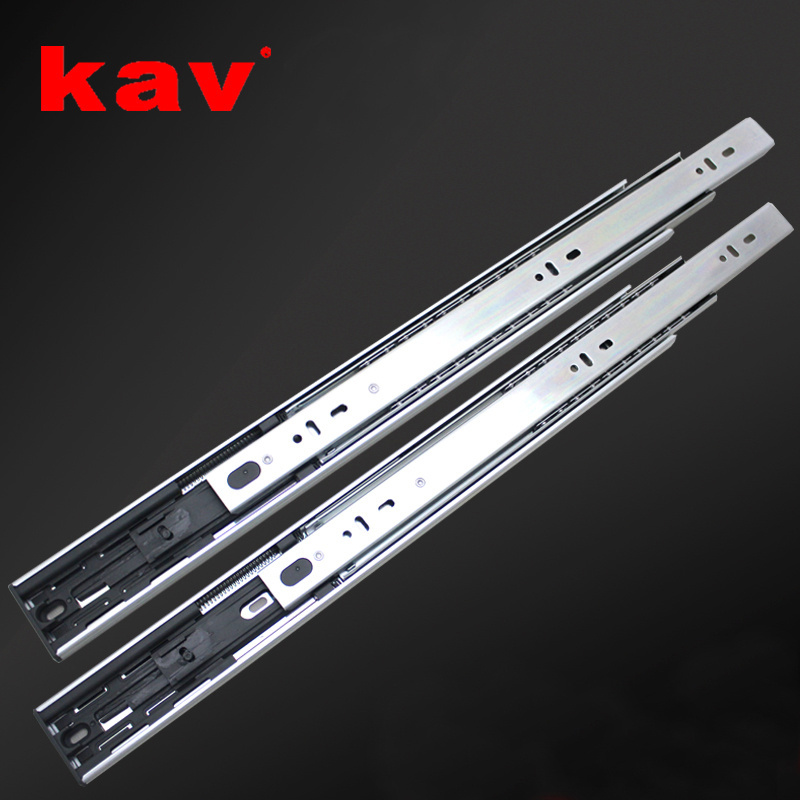 22 inch full extension drawer slide soft close ball bearing slides