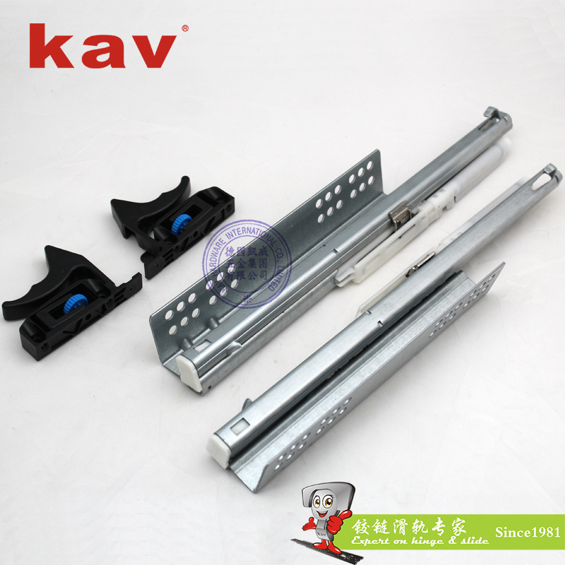 soft close stainless steel slide heavy duty undermount drawer slide with adjustable clips