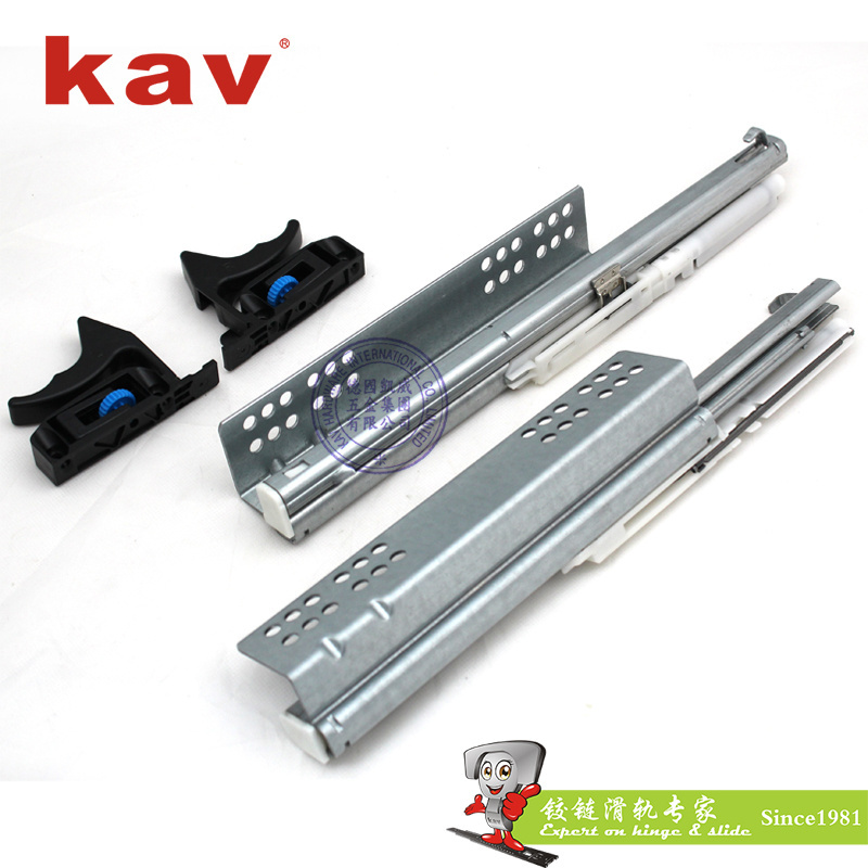 soft close stainless steel slide heavy duty undermount drawer slide with adjustable clips