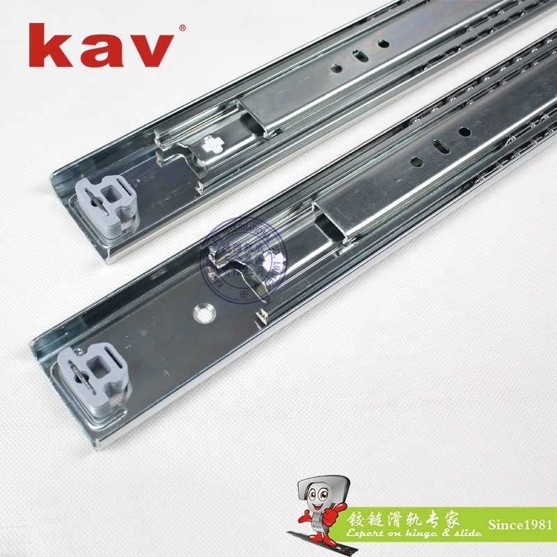 furniture fittings draw slides 53mm heavy duty ball bearing drawer slide for drawer hardware