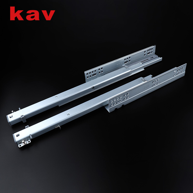 full extension undermount drawer slide soft closing drawer rail