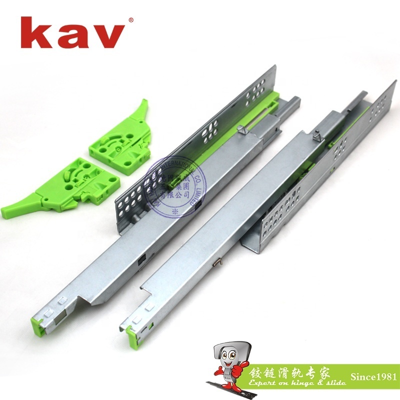 Kav Full Extension Synchronize Soft Close Concealed Drawer Slides with 3D Handle (663BLH-3DS) 18