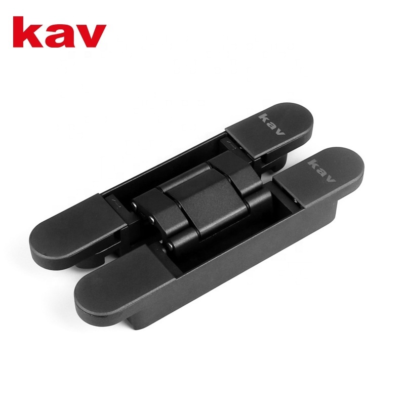 kav heavy duty 3d adjustable invisible concealed hinge for furniture door