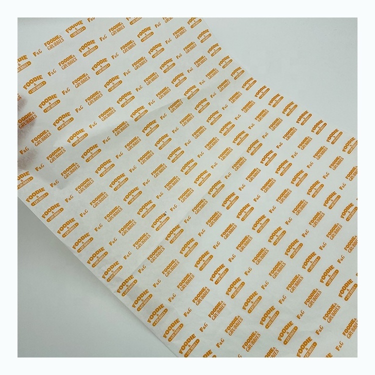 personalized wax bread wrapping paper food paper sheet