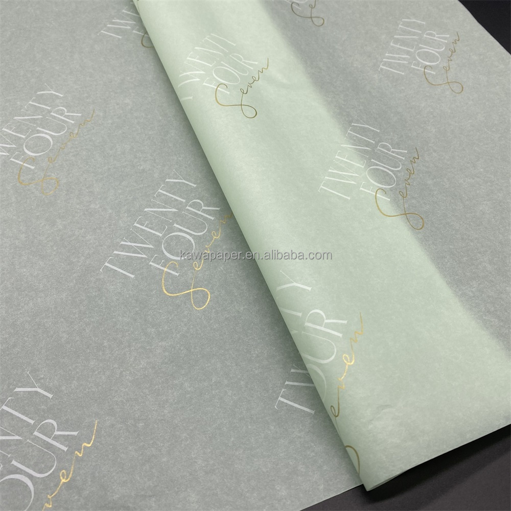 custom designed wrapping tissue paper with logo seidenpapier for clothes gift packaging