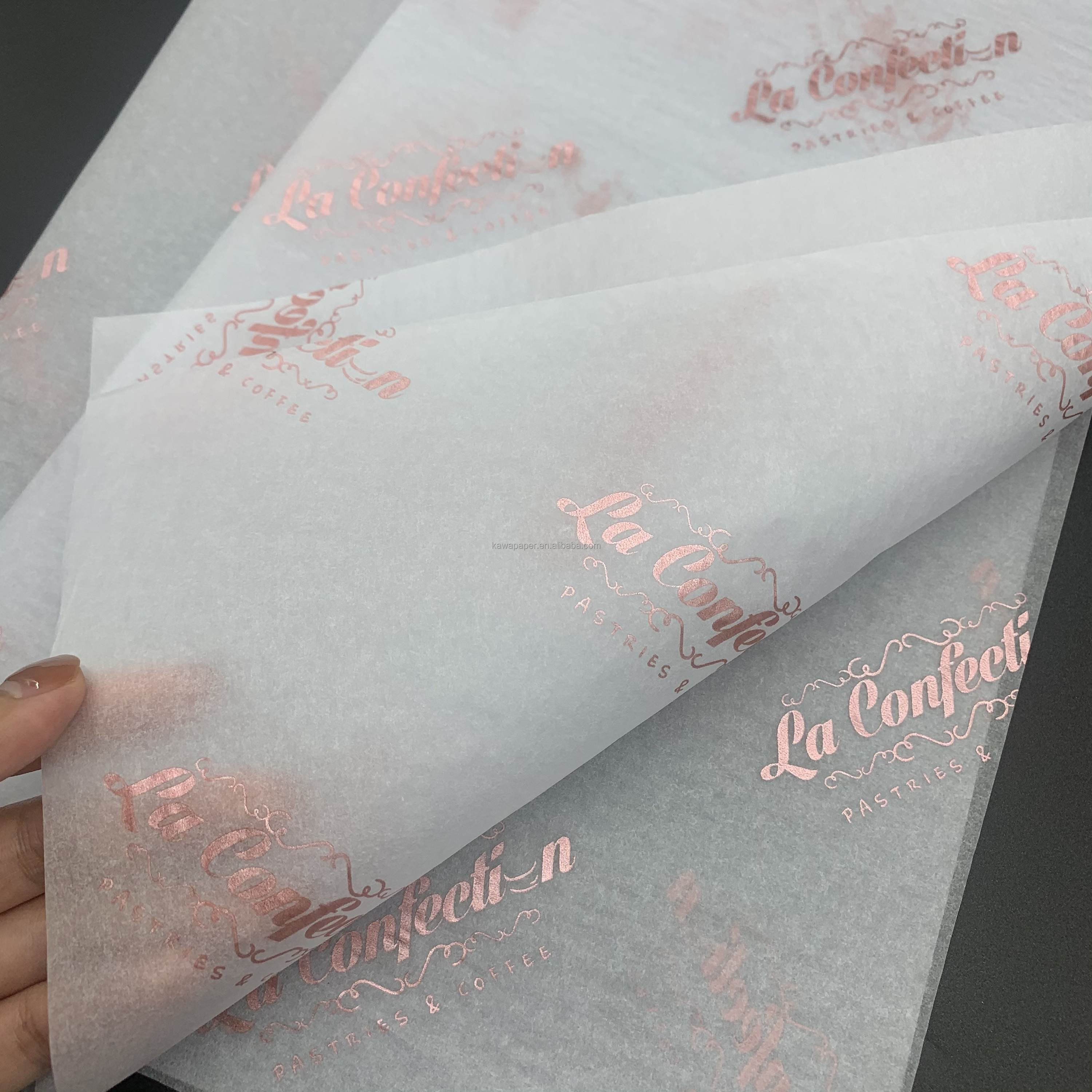 custom designed wrapping tissue paper with logo seidenpapier for clothes gift packaging