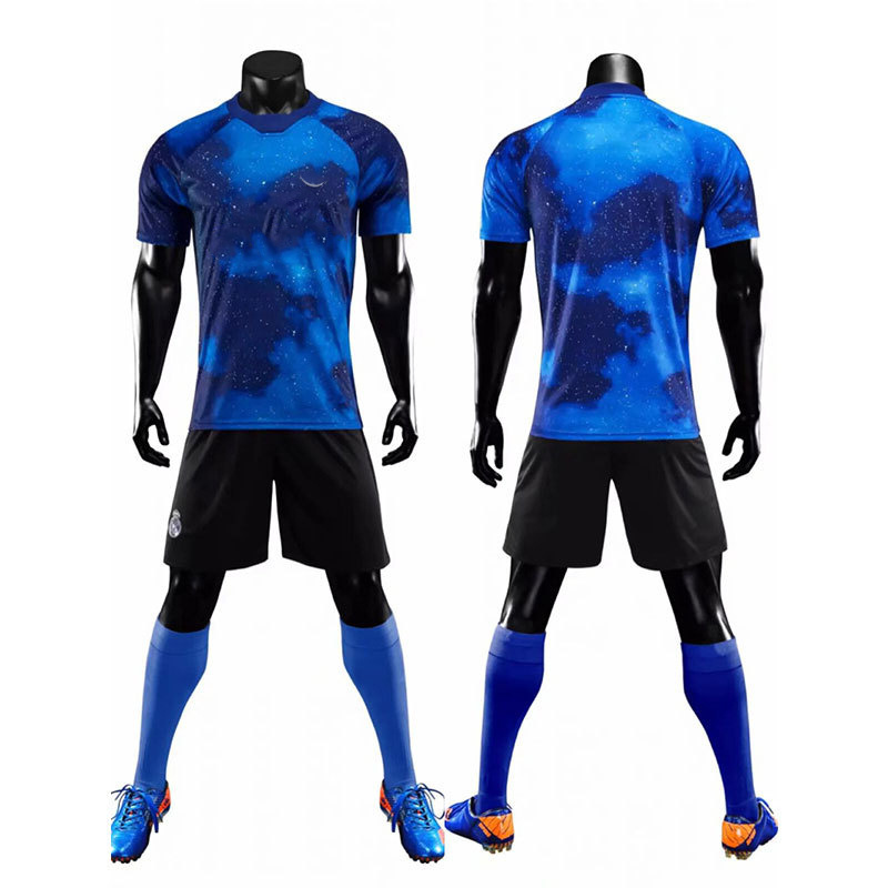 High quality  football jersey 2021  wholesale custom foot jersey sublimation print sport men's football soccer jersey shirt sets