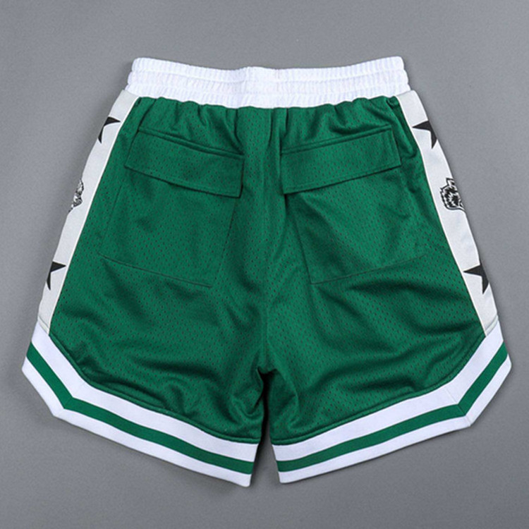 Summer custom mens mesh shorts zipper pocket men's gym shorts Outdoors Exercise basketball shorts for man