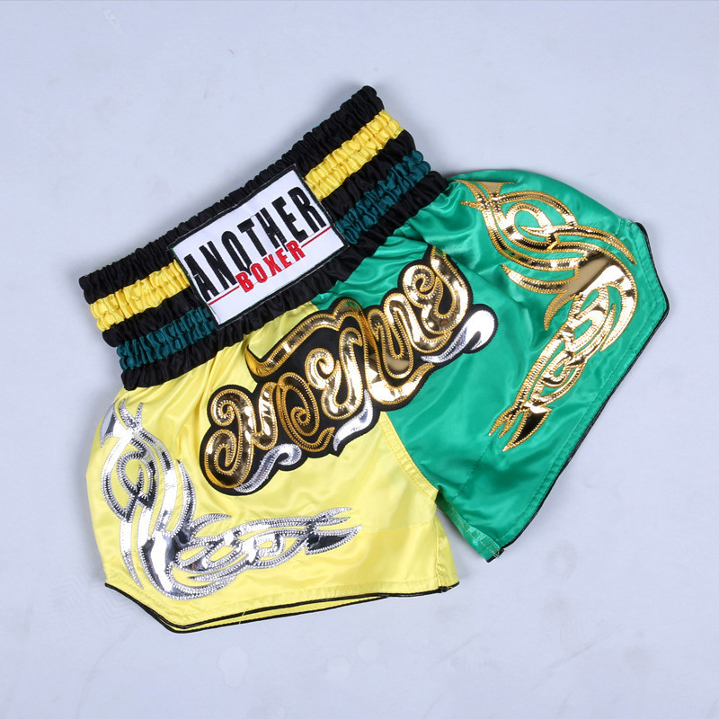 Wholesale MMA Shorts Custom Patched Fighting Pants Muay Thai Men & Women Boxing Warriors MMA Shorts