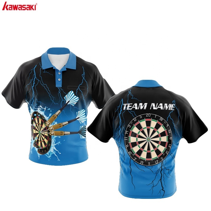 Latest Design Custom Sublimation Mens Dart Polo Shirts Offered Designs 5-7 Days After Confirm The Design for Men Sportswear