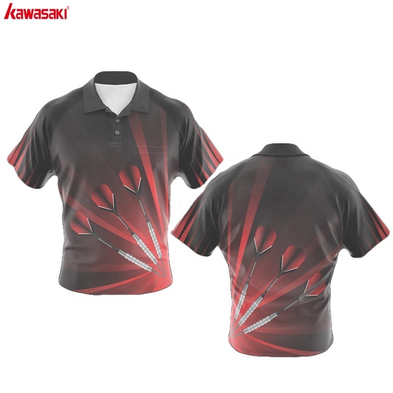 Latest Design Custom Sublimation Mens Dart Polo Shirts Offered Designs 5-7 Days After Confirm The Design for Men Sportswear