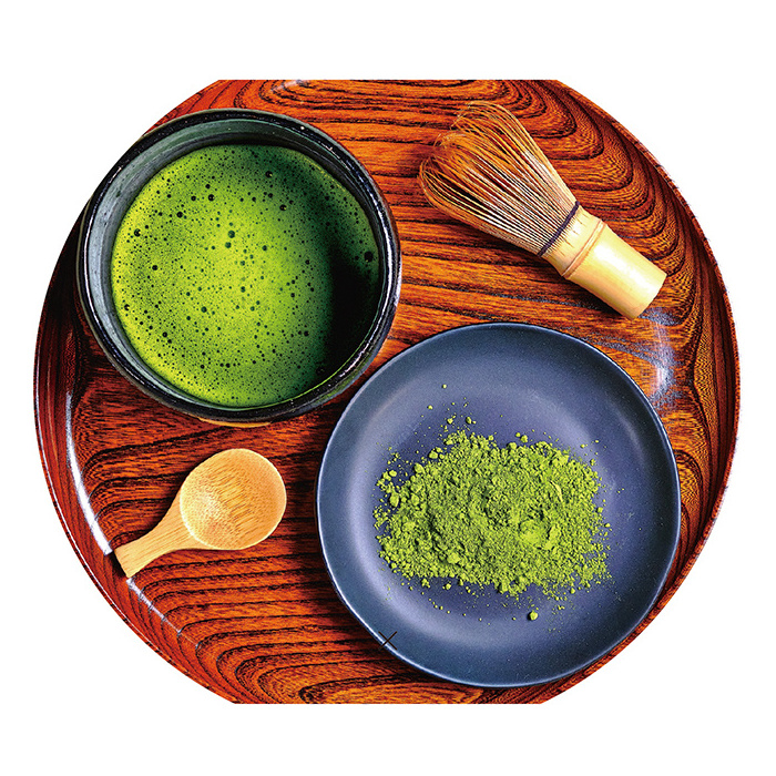 Traditional green tea matcha flavor instant powder with good package