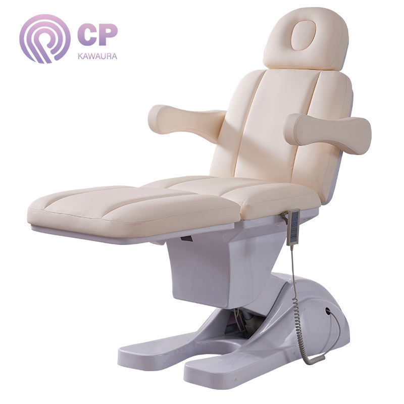 Factory Direct Sale 3/4 Motors Beauty Salon White Aesthetic Chairs Adjustable Reclining Lash Chair Recliner Beauty Salon