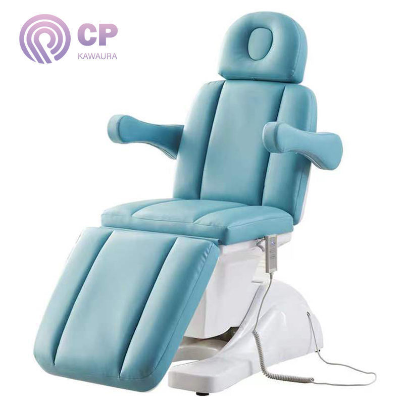 Factory Direct Sale 3/4 Motors Beauty Salon White Aesthetic Chairs Adjustable Reclining Lash Chair Recliner Beauty Salon