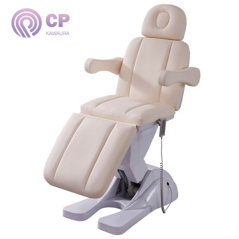 Factory Direct Sale 3/4 Motors Beauty Salon White Aesthetic Chairs Adjustable Reclining Lash Chair Recliner Beauty Salon