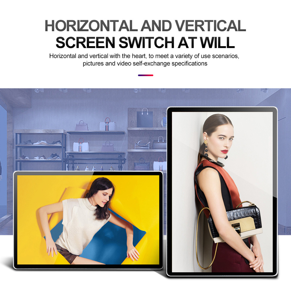 Best Selling LCD Advertising Digital Signage Display Screen 43 49 55 inch Wall Mounted Kiosk Touch Screen Digital Signage Totem