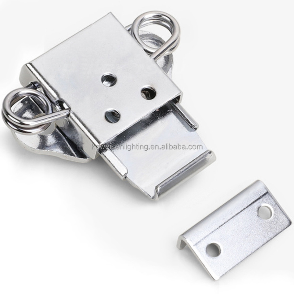 Metal Iron Spring Loaded Butterfly Twist Toggle Latch Medium Keep Clamp or Lock Mild Steel Rotary Draw Latch