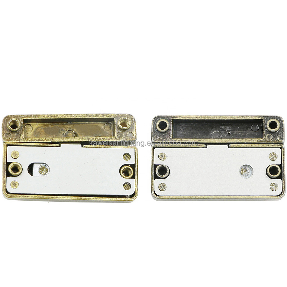 Zinc alloy casting rectangular lock buckles mini wooden box hasp lock retro jewelry boxes latch metal security lock for wine box