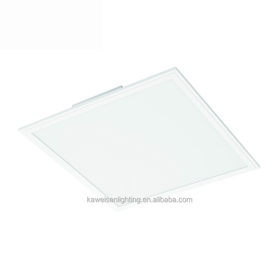 Interior style 60x60 edge-lit LED functional ultra-thin flat panel LED ceiling light low profile surface mount LED panel light