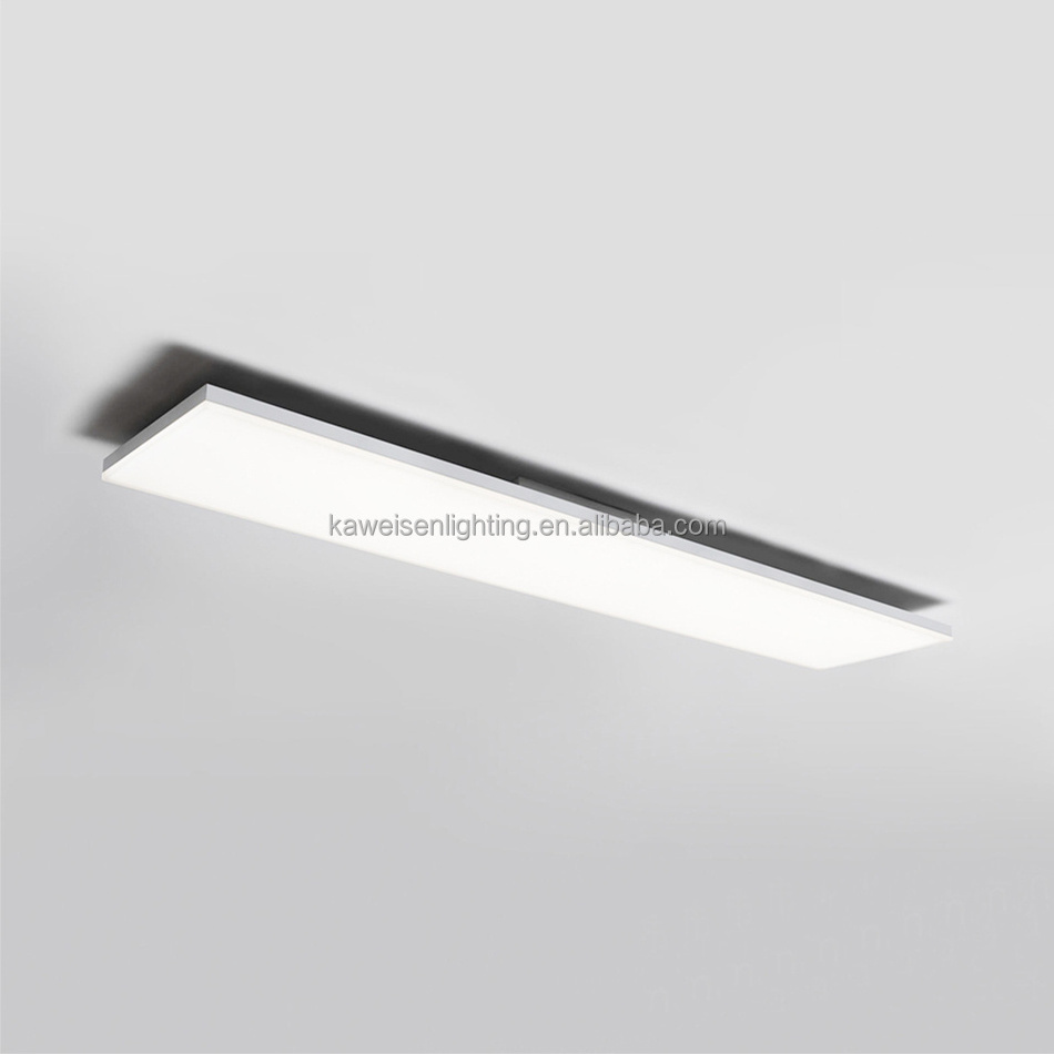 Tunable White Frameless LED Flat Panel Down Light 30x120cm Ultra slim thin surface mounted rectangular frameless led panel light